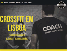 Tablet Screenshot of crossfitalvalade.com